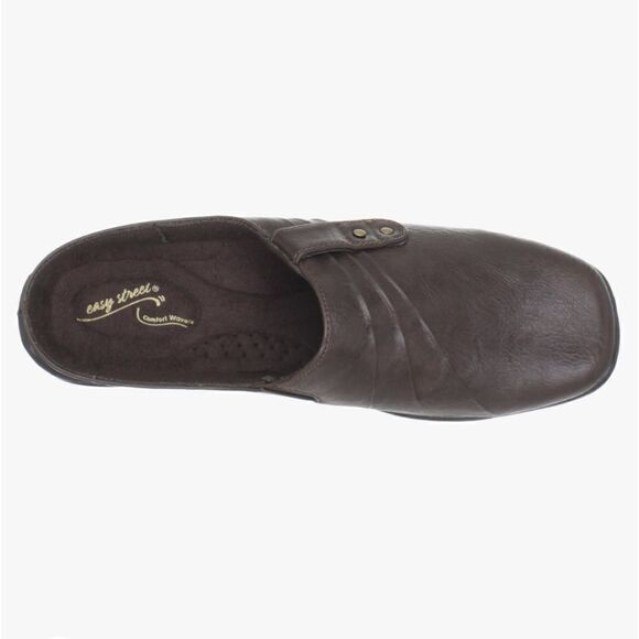 Easy Street Holly Comfort Mules Brown Wide, slip on , shoes 7.5WW - Picture 4 of 13